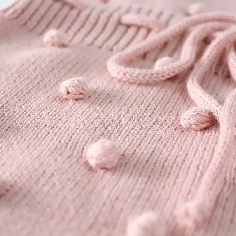 Baby Knitted Clothes Autumn Knit Baby Rompers Girl Pompom Baby Girl Romper Boys Jumpsuit Overall Newnborn Infant Baby Clothes 18