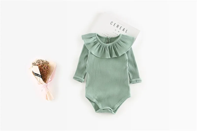 Spring Autumn Baby Girl Knitted Rompers Princess Newborn Baby Clothes Girls Boys Long Sleeve Jumpsuit Kids Baby Outfits Clothes 5