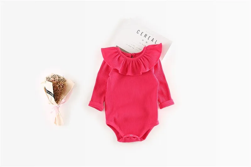 Spring Autumn Baby Girl Knitted Rompers Princess Newborn Baby Clothes Girls Boys Long Sleeve Jumpsuit Kids Baby Outfits Clothes 8