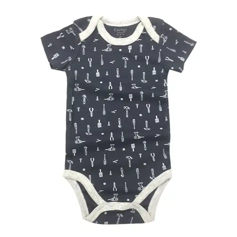Baby Girls Boy Clothes Summer Romper Short Sleeve Outfits Sent at Random Carter 0-24M 3 Pack Jumpsuit 5