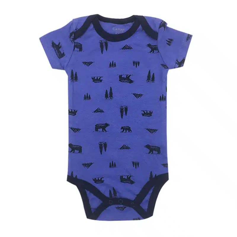 Baby Girls Boy Clothes Summer Romper Short Sleeve Outfits Sent at Random Carter 0-24M 3 Pack Jumpsuit 8