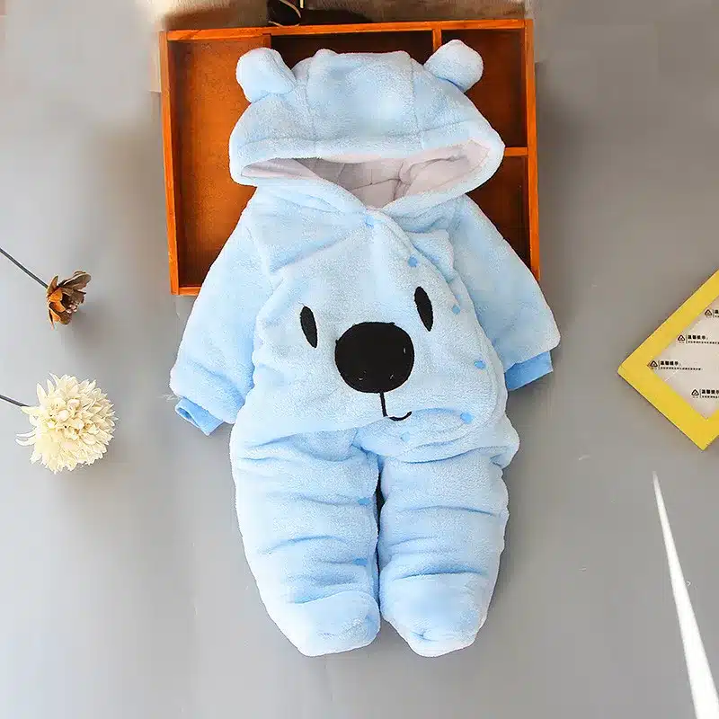Baby clothing Boy girls Clothes Cotton Newborn toddler rompers cute Infant new born winter clothing 12