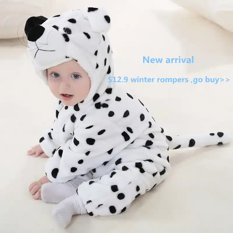 Baby clothing Boy girls Clothes Cotton Newborn toddler rompers cute Infant new born winter clothing 14