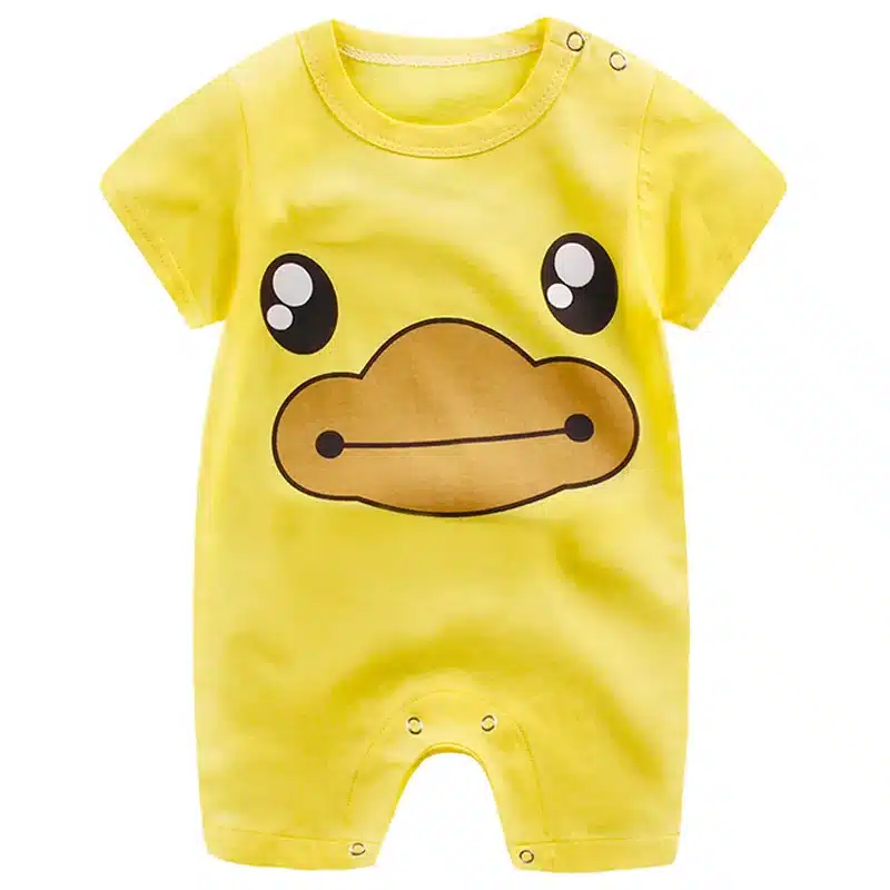 baby clothing 100% cotton unisex rompers baby boy girls short sleeve summer cartoon toddler cute Clothes 18