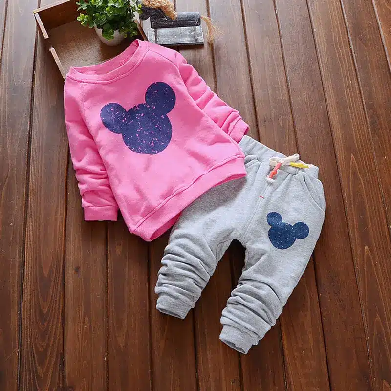 Bear Leader Baby Girls Clothes Casual Spring Baby Clothing Sets Cartoon Printing Sweatshirts+Casual Pants 2Pcs for Baby Clothes 7