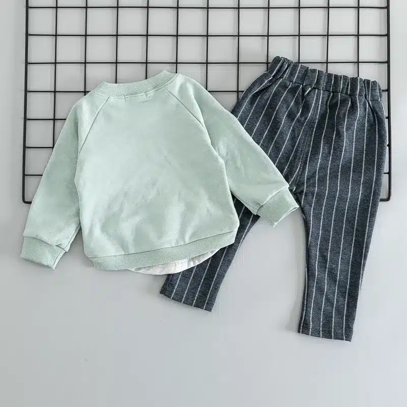 Cotton autumn active casual cartoon kid suit children set baby clothing boys clothing girl clothing baby clothes clothing set 7