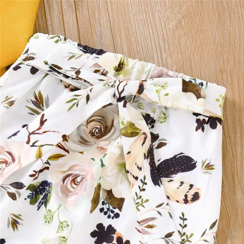 Wisefin Floral Baby Girl Clothes Long Sleeve Autumn Winter Newborn Outfit For Girl Casual Flower Print Infant Girl Clothing Set 25