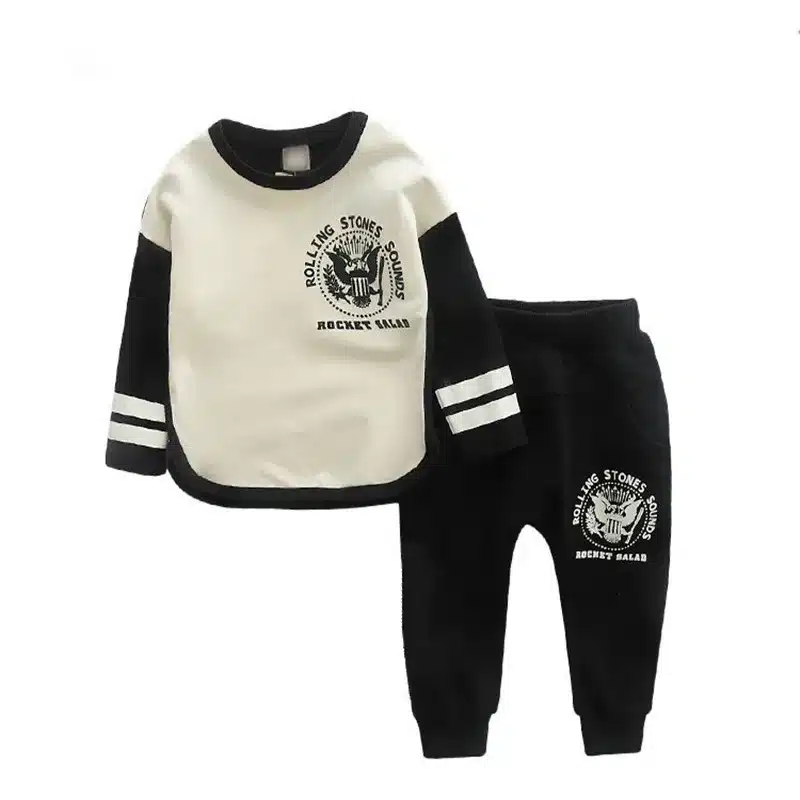 2019 Baby Boy Clothes winter Cartoon Boy Clothing Set Long sleeves Leisure boys t shirt+ Pant 2pcs kids clothes set 4