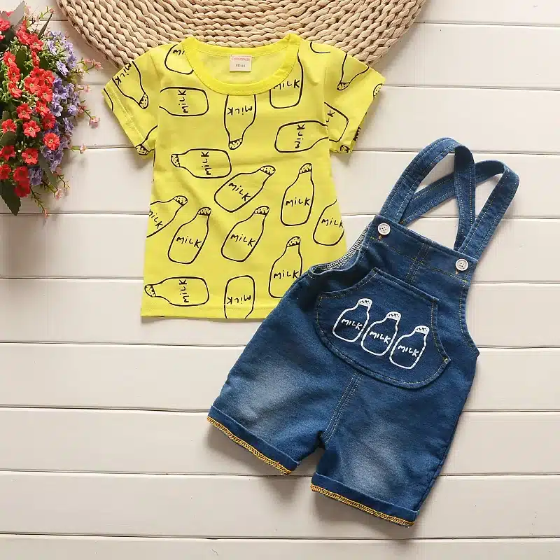BibiCola Summer Baby Boy Clothes Set Children Clothing Sets Baby Products Tops+Shorts 2PCS Tracksuit Kids Clothes Boys Clothing 9