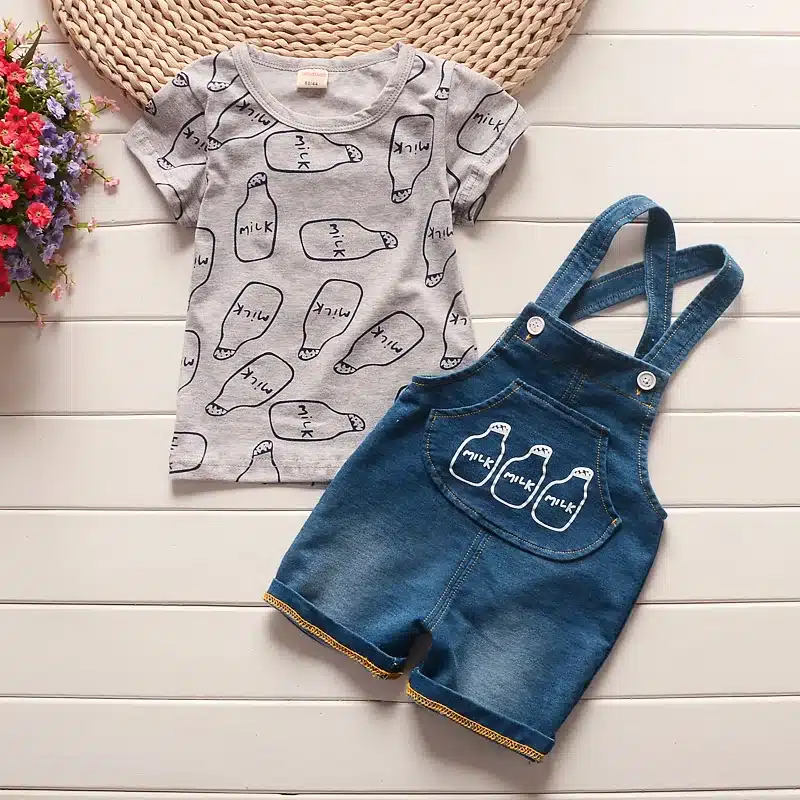 BibiCola Summer Baby Boy Clothes Set Children Clothing Sets Baby Products Tops+Shorts 2PCS Tracksuit Kids Clothes Boys Clothing 11
