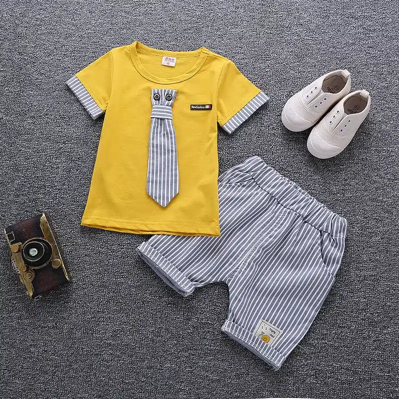 Children Clothing Set Baby Boy Clothes Summer Cartoon 2018 New Kids Cotton Cute Sets Baby Boy Outfit Costumes Baby Clothing Set 4