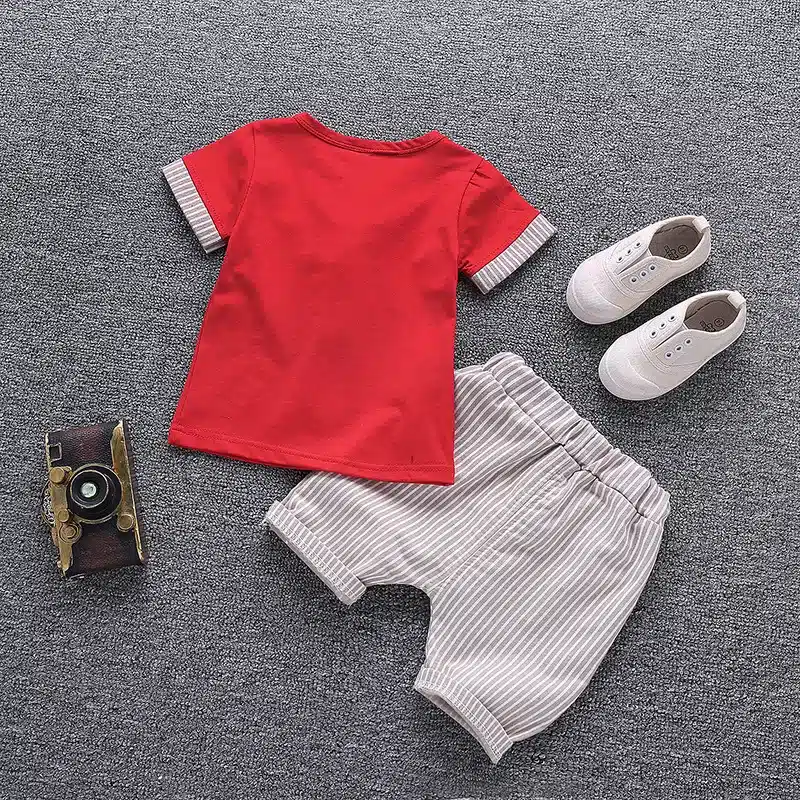 Children Clothing Set Baby Boy Clothes Summer Cartoon 2018 New Kids Cotton Cute Sets Baby Boy Outfit Costumes Baby Clothing Set 6