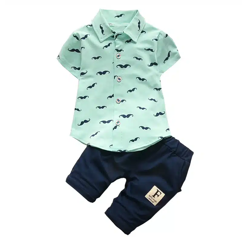 BibiCola Summer Baby Boys Clothes Suits Gentleman Style Boys Clothing Sets T- Shirt+Pants 2 Pcs Casual Sport Suits Toddler Sets 1