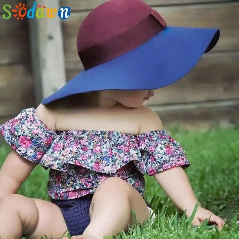 Sodawn 2018 Fashion Summer Style DOT Baby Girl Clothes COTTON Clothing Set Baby Clothing 19