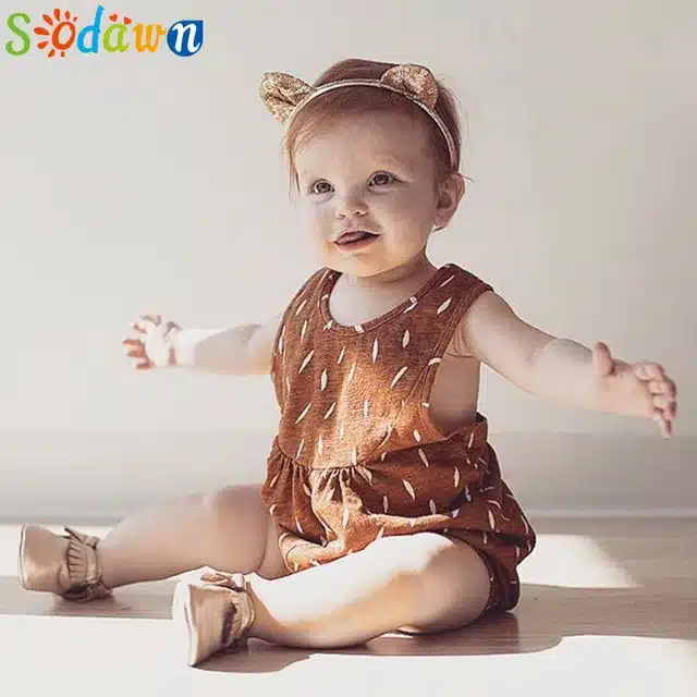 Sodawn 2018 Fashion Summer Style DOT Baby Girl Clothes COTTON Clothing Set Baby Clothing 28