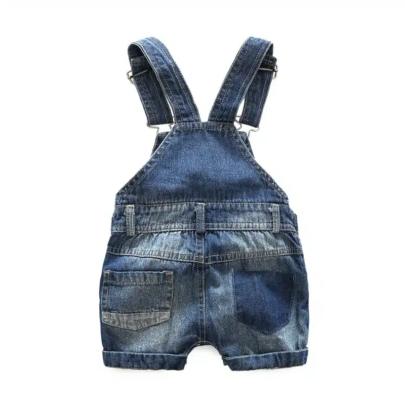 Bebes newborn clothes cotton letter printed t-shirt with demin overalls baby boys clothes summer children clothing 8
