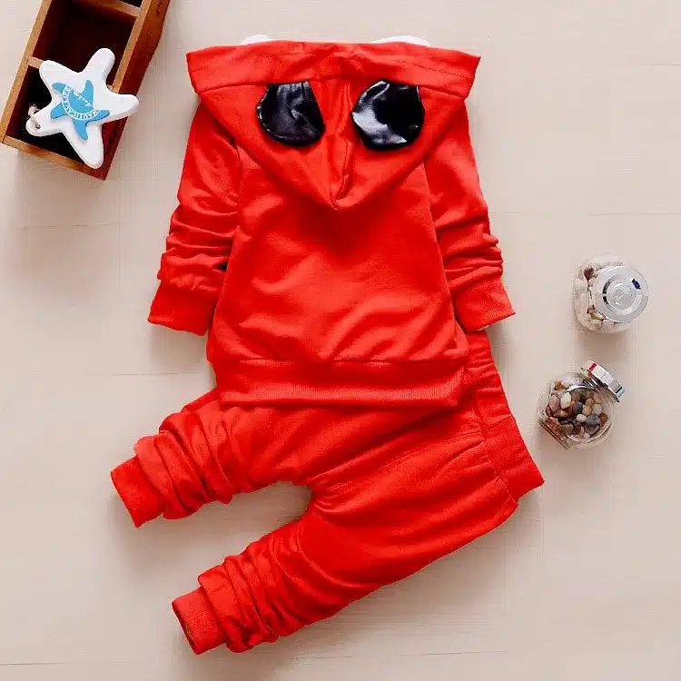 Hot Sale 2016 Autumn Baby Girls Boys Clothes Sets Cute Infant Cotton Suits Coat+T Shirt+Pants Casual Kids Children Suits 6