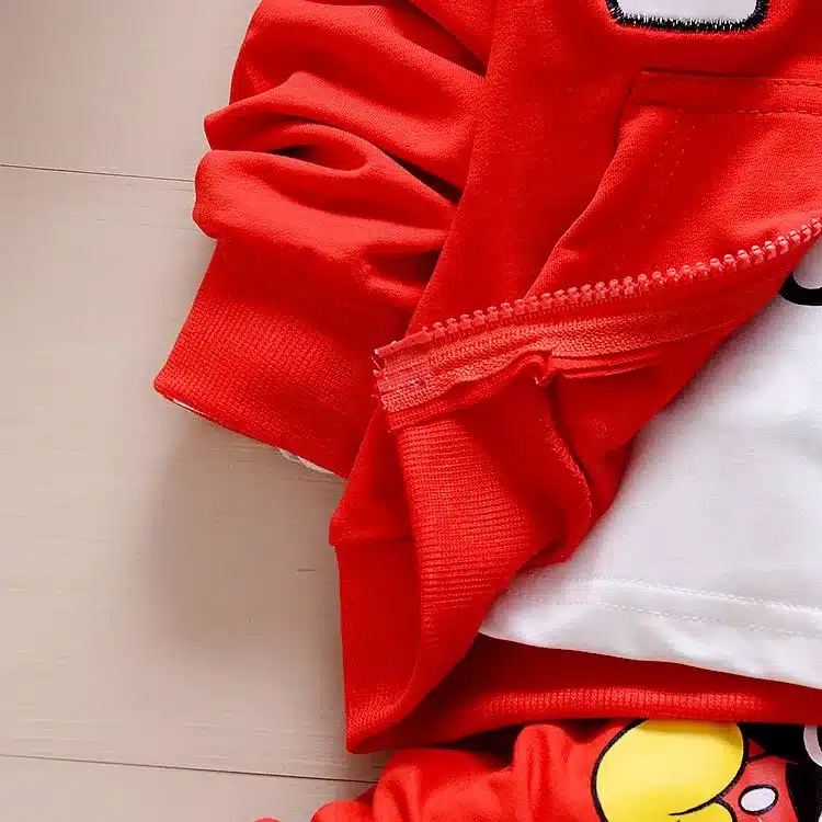 Hot Sale 2016 Autumn Baby Girls Boys Clothes Sets Cute Infant Cotton Suits Coat+T Shirt+Pants Casual Kids Children Suits 9