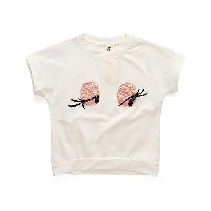 Baby Girls Clothes Sets 2019 Summer Heart Printed Girl Short Sleeve Tops Shirts + Shorts Casual Kids Children's Clothing Suit 30