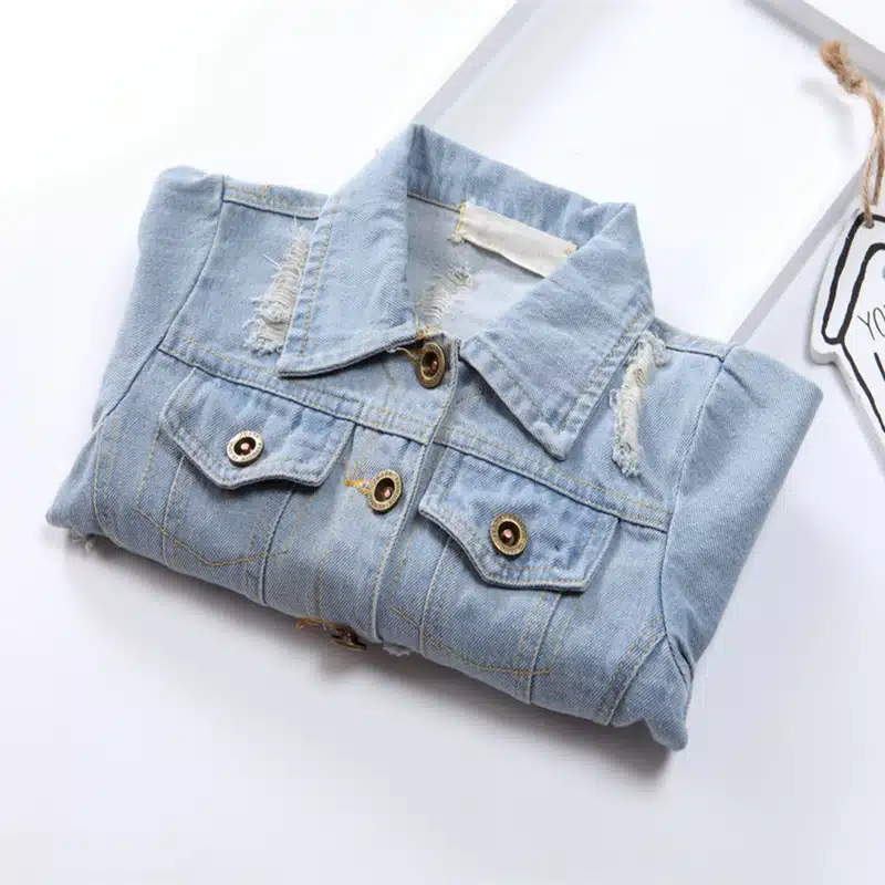 LILIGIRL Long-Sleeve Kids Denim Jackets for Girls Baby Embroidered Coat Clothes 2-8Y 2019 Children Spring Fashion Outwear New 6