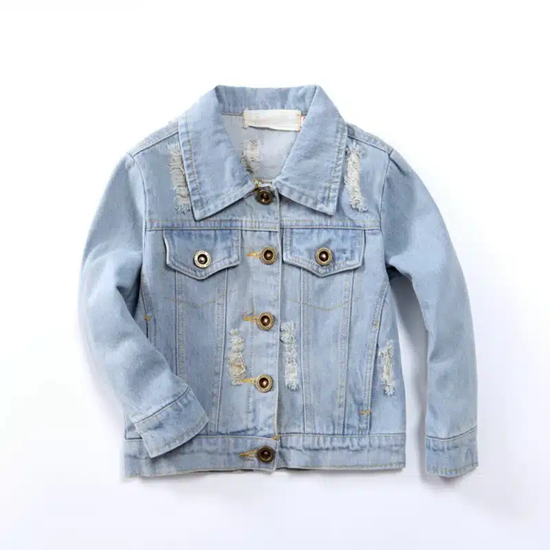 LILIGIRL Long-Sleeve Kids Denim Jackets for Girls Baby Embroidered Coat Clothes 2-8Y 2019 Children Spring Fashion Outwear New 7