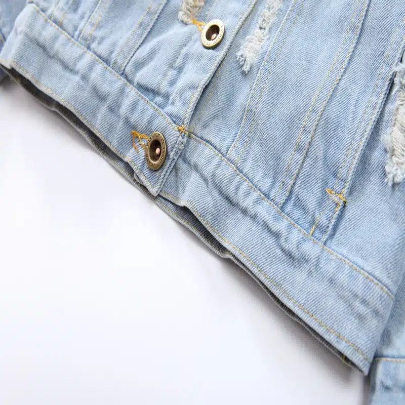 LILIGIRL Long-Sleeve Kids Denim Jackets for Girls Baby Embroidered Coat Clothes 2-8Y 2019 Children Spring Fashion Outwear New 15