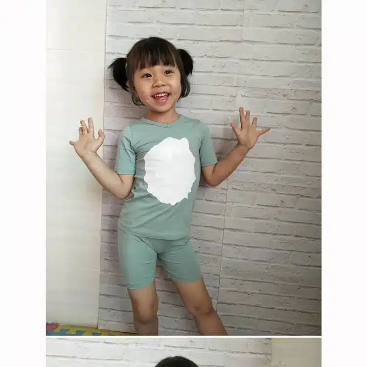 HITOMAGIC Girls Clothing Sets Summer 2019 New Hot Sale Baby Kids Boys Clothes With Pants Shorts Cotton Soft Cute White Circle 12