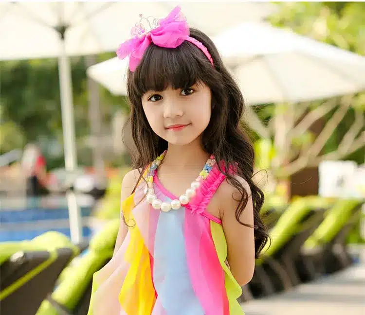 New baby girls dress summer style sleeveless fancy dress for girls party beach dress baby kids fashion clothes children dress 3