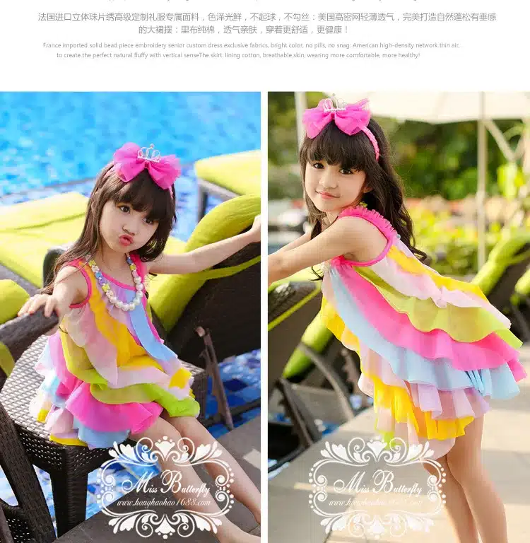 New baby girls dress summer style sleeveless fancy dress for girls party beach dress baby kids fashion clothes children dress 8