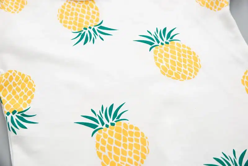 Baby Boys Girls Summer Clothes Fashion Cotton Set Printed Fruit Sports Suit For A Boy T-Shirt + Shorts Children'S Clothing 8