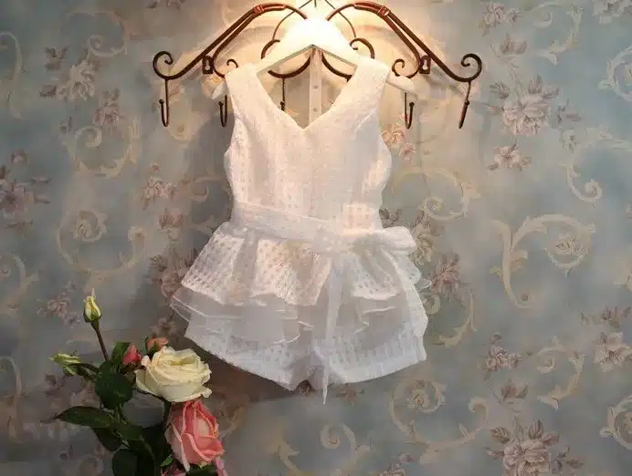 New 2019 summer girls clothing sets 2colors chiffon plaid sleeveless shirt +shorts suits baby girls princesas kids clothes 2-7T 9