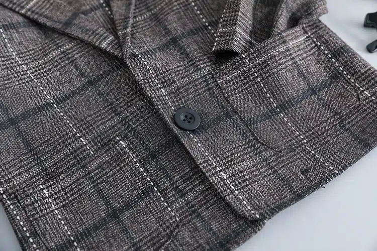 HYLKIDHUOSE Baby Boy Clothing Sets Male Children Clothes Suits Kid Gentleman Style Coats T Shirt Pants Grid Infant Clothes 19