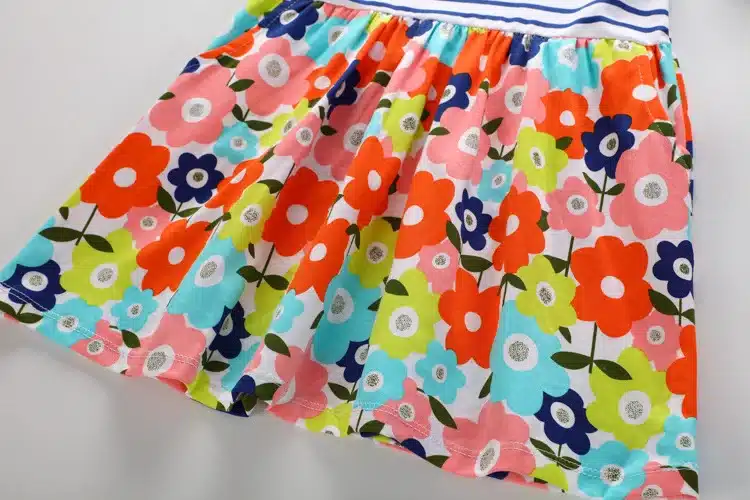 VIDMID New Girls Dresses Cotton Brand summer Baby Girls Dress Princess Dress Kids girls Clothes children's short sleeve clothing 2