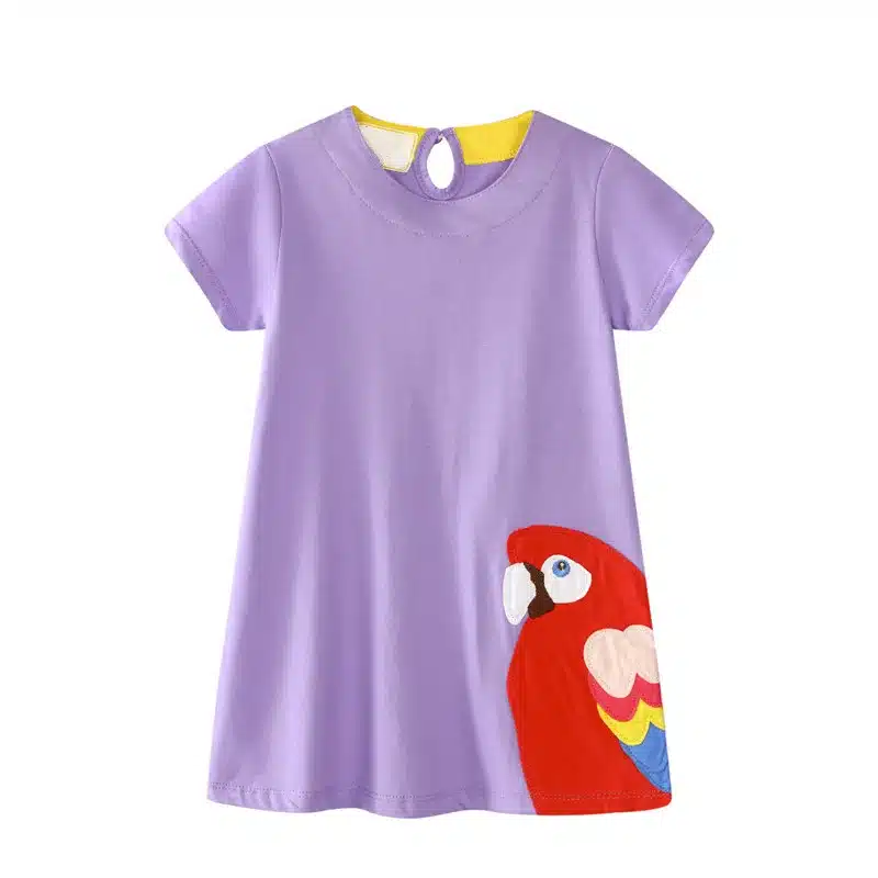 VIDMID New Girls Dresses Cotton Brand summer Baby Girls Dress Princess Dress Kids girls Clothes children's short sleeve clothing 3