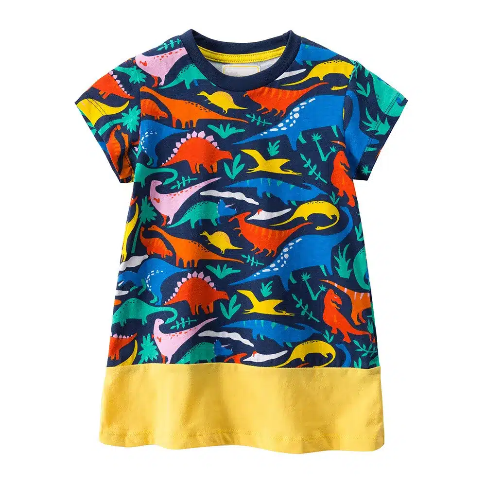 VIDMID New Girls Dresses Cotton Brand summer Baby Girls Dress Princess Dress Kids girls Clothes children's short sleeve clothing 20