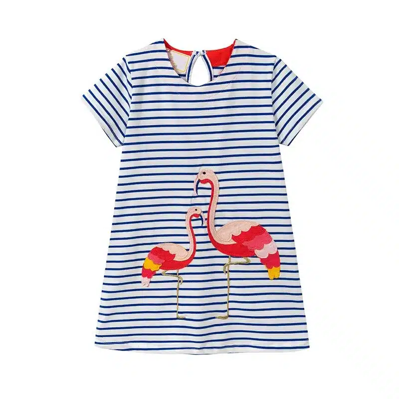 VIDMID New Girls Dresses Cotton Brand summer Baby Girls Dress Princess Dress Kids girls Clothes children's short sleeve clothing 23