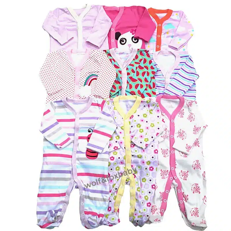 Retail 3pcs/pack 0-12months long-Sleeved Baby Infant cartoon footies for boys girls jumpsuits Clothing newborn clothes 16