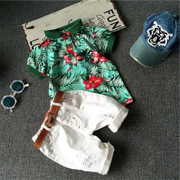 Hot sale! 2019 Summer style Children clothing sets Baby boys girls t shirts+shorts pants sports suit kids clothes 12