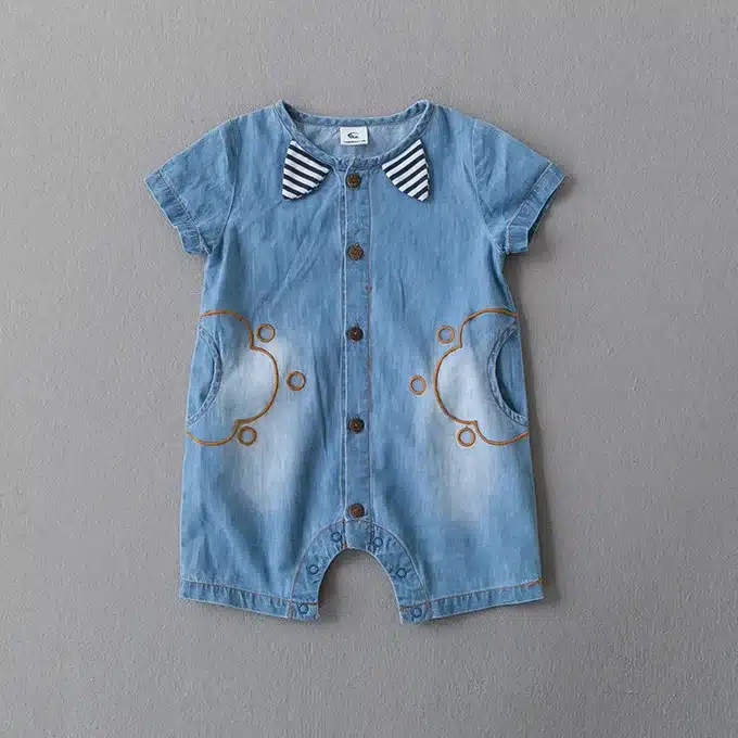 Sodawn Summer New Arrival Denium Baby Boys Clothing Fashion Design Lovely Romper Comfortable Bebe Girls Clothes 19