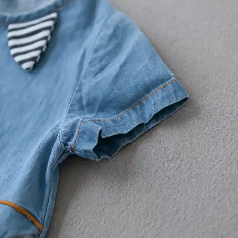 Sodawn Summer New Arrival Denium Baby Boys Clothing Fashion Design Lovely Romper Comfortable Bebe Girls Clothes 23