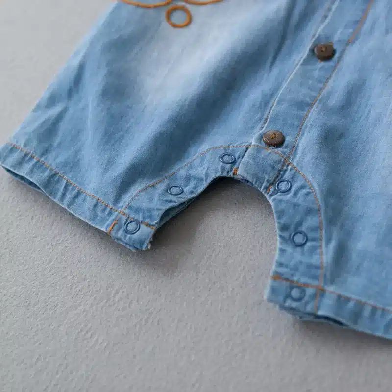 Sodawn Summer New Arrival Denium Baby Boys Clothing Fashion Design Lovely Romper Comfortable Bebe Girls Clothes 24