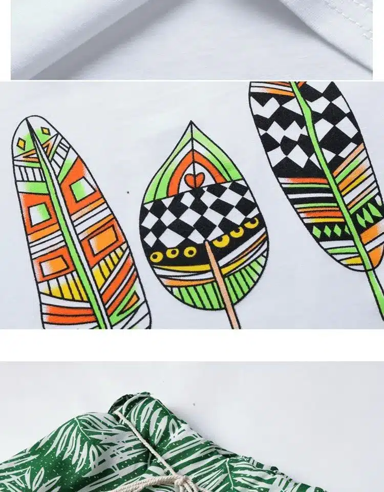 Summer Girls Clothes Sets Baby Girl Short Sleeve Shirt Top+Shorts Suits Kids Clothing Printed Children's Clothes 2pcs 20
