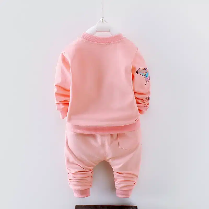BibiCola Spring Autumn Newborn Baby Girl Clothing Set Kids Tracksuit Printed T-shirt+Casual Pants 2PCS Children Clothes Suit 13