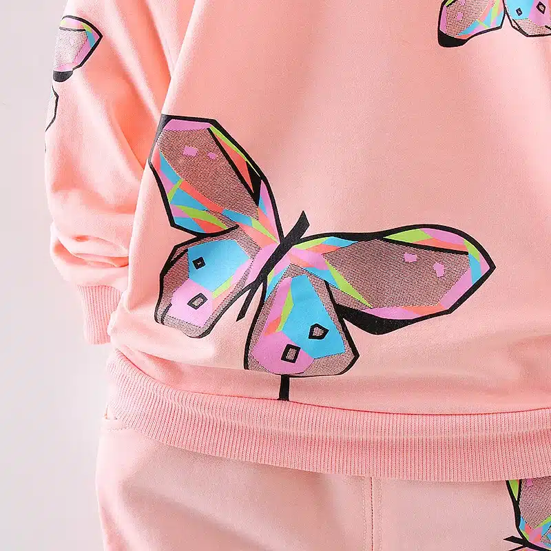 BibiCola Spring Autumn Newborn Baby Girl Clothing Set Kids Tracksuit Printed T-shirt+Casual Pants 2PCS Children Clothes Suit 15