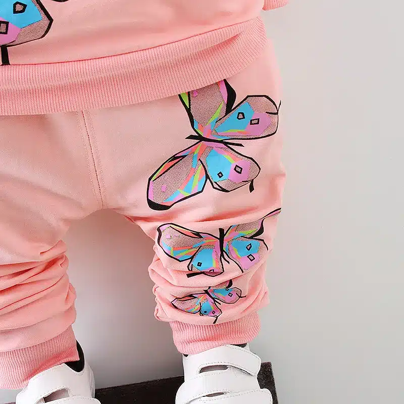 BibiCola Spring Autumn Newborn Baby Girl Clothing Set Kids Tracksuit Printed T-shirt+Casual Pants 2PCS Children Clothes Suit 21