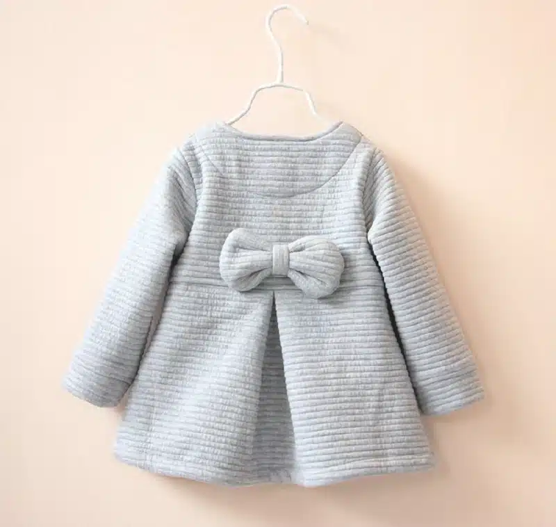Spring Autumn Children Girls Jackets Baby Penguin Single Breasted Kids Coat Girl Outerwear Jacket For Girls Bow Girl Clothes 12