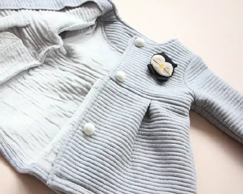 Spring Autumn Children Girls Jackets Baby Penguin Single Breasted Kids Coat Girl Outerwear Jacket For Girls Bow Girl Clothes 19