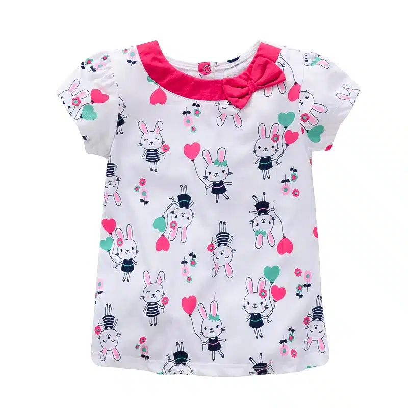 VIDMID 2-10 years baby Girl t-shirt big Girls tee shirts for children girl blouse sale t shirt 100% cotton kids summer clothes 16