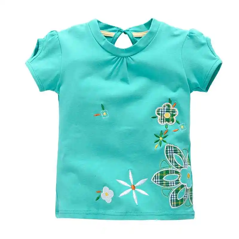 VIDMID 2-10 years baby Girl t-shirt big Girls tee shirts for children girl blouse sale t shirt 100% cotton kids summer clothes 18
