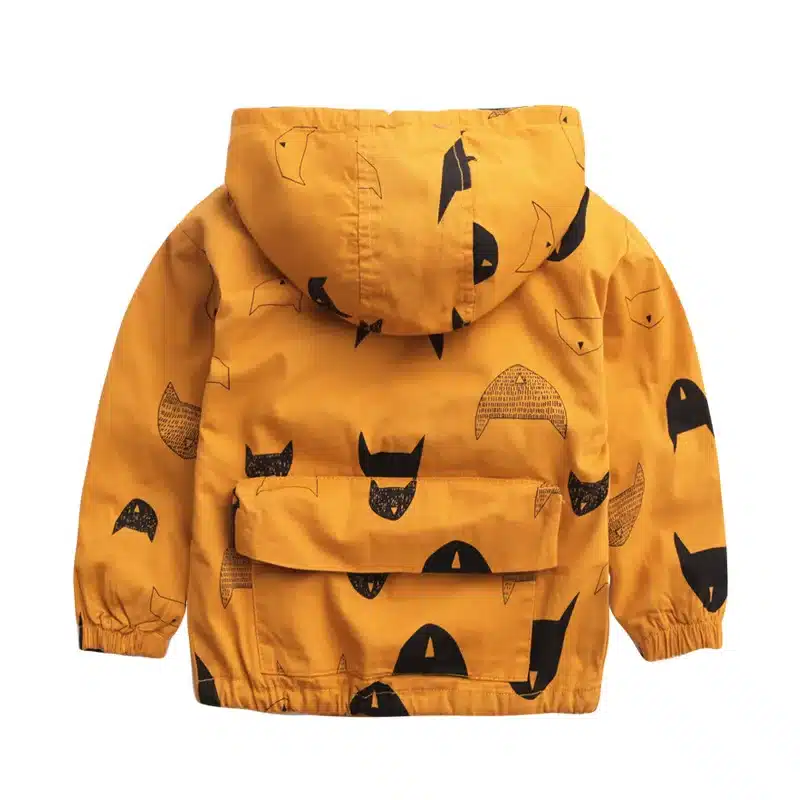 Cartoon Pattern Baby Boy Girl Jacket Autumn Fashion Brand Kids Outerwear & Coats Boys Clothes Children Windbreaker Kids Jackets 9